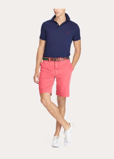 Pantalones Cortos Polo Ralph Lauren Hombre Rojos - Classic Fit - YCJEN3064